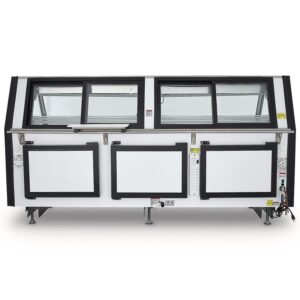 TEC250LIFTL Vitrina carnicera exhibidora 2.5M vidrio frontal abatible - Image 4