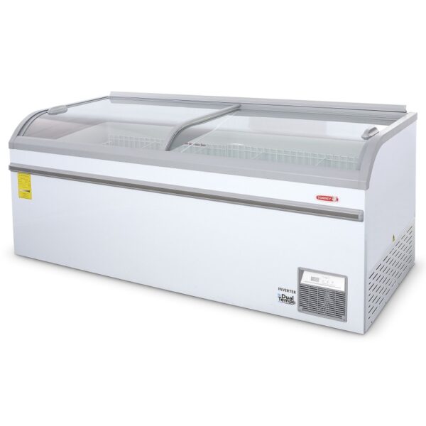 IEDI 200 isla de exhibicion tipo supermercado dual refrigeracion y congelacion torrey imagen 01