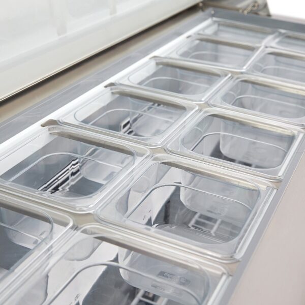 MFS-27 MESA DE PREPARACIÓN SANDWICH Y ENSALADAS 27" TORREY 2 MFS 27 mesa fria refrigerada para toppings ensaladas sandwich torrey imagen 02