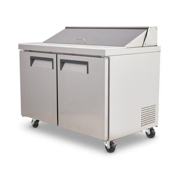MFS-48 MESA DE PREPARACIÓN SANDWICH Y ENSALADAS 48" 3 MFS 48 mesa fria refrigerada para ensaladas toppings sandwiches torrey imagen 03
